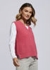 Textured Vest - Fuchsia | LD+C Knitwear