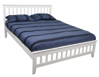 Picture of Alpine Queen Bed Frame | White Finish