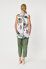 Sarah Rib Waist Linen Pant - Khaki | Gordon Smith