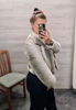 Grandient Colour Faux Fur- Cropped Jacket | Caju