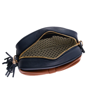 Sally Bow- Navy with Tan bow | LIV & MILLY