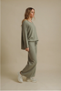 WWinter Retreat Merino Cotton Pullover- Acacia | Talamaya