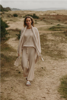 Winter Retreat Merino Cotton Wrap-Nougat | Talamaya
