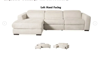 Sutton 2 seater + Chaise- Electric recliner | Beige