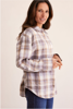 100% Linen Plaid LS Shirt- Silver combo | Seesaw