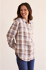 100% Linen Plaid LS Shirt- Silver combo | Seesaw