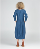 Guru Dress- Mid wash denim | Boom Shanker