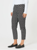 Clover Print Pant - Black/Ivory
