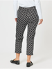 Clover Print Pant - Black/Ivory