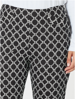 Clover Print Pant - Black/Ivory