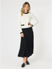 Kate Long Knit Skirt - Black | Gordon Smith