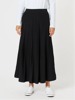 Kate Long Knit Skirt - Black | Gordon Smith