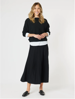 Kate Long Knit Skirt - Black | Gordon Smith