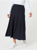 Kate Long Knit Skirt - Navy| Gordon Smith