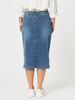 Republic Split Skirt - Denim | Threadz