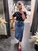 Republic Split Skirt - Denim | Threadz