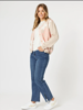 Pasadena Floral Print Knit Cardigan - Coral/Natural | Threadz