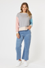 Lucy Stretch Cord Leg Pant - Blue | Threadz