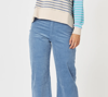 Lucy Stretch Cord Leg Pant - Blue | Threadz