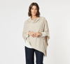 Macy Knit Poncho - Natural | Clarity