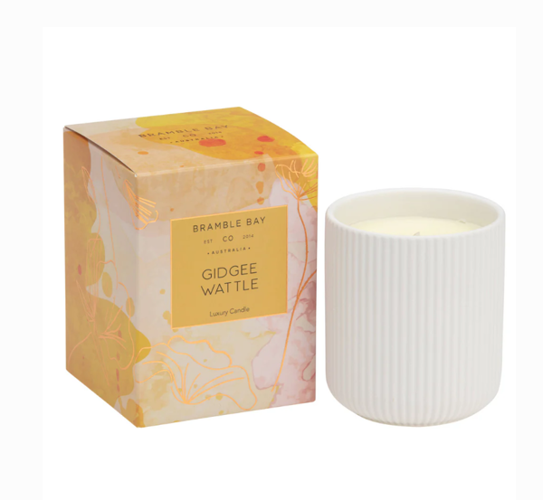 Gidgee Wattle Ceramic Candle | Bramble Bay Collection