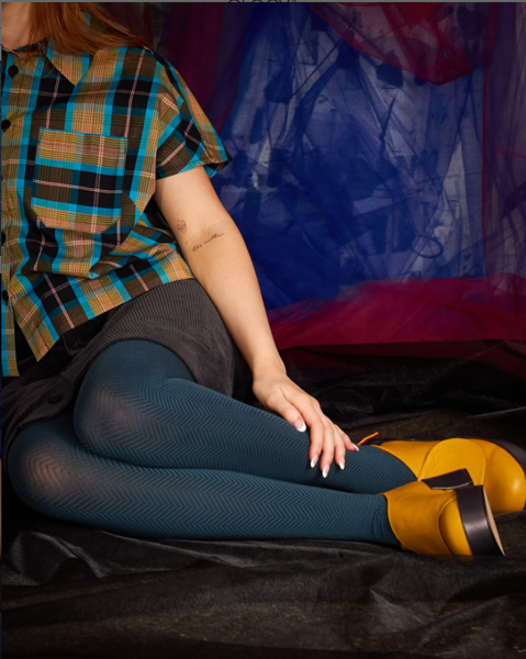  ‘Weave Blue ‘ Organic Cotton | Tightology
