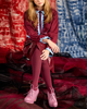 ‘Weave Bordeaux ‘ Organic Cotton | Tightology