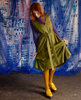 ‘Geo Ochre’ Merino Wool | Tightology