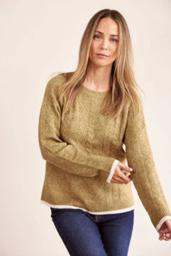 Cable Knit Sweater - Kelp | Seesaw