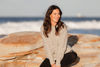 Mock Neck Button Detail Sweater - Oatmeal | Seesaw
