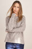 Mock Neck Button Detail Sweater - Oatmeal | Seesaw