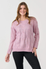 Super Soft Cable Jumper -Orchid | Holmes & Fallon