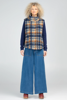Alba Vest - Navy/Brown | Boom Shanker