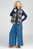 Alba Vest - Navy/Brown | Boom Shanker