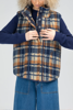 Alba Vest - Navy/Brown | Boom Shanker