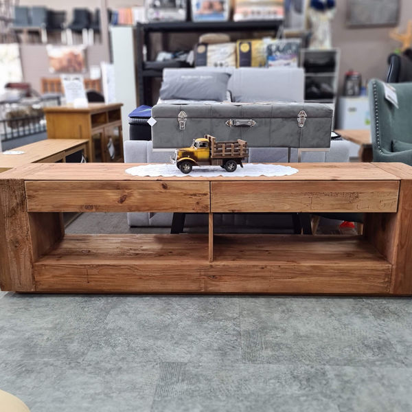 Norfolk Entertainment Unit - Recylced Timber | Tradway 