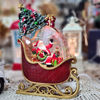Festive Sleigh - Santa | Snow Globe
