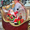 Festive Sleigh - Santa | Snow Globe
