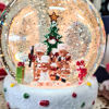 Christmas Candy Gingerbread Cupcake | Snow Globe