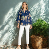 Amrita Shirt -  Navy | Lula Life