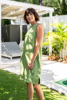 Scallop Edge Shift Dress - Pistachio | Seesaw