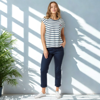 New Isabella Pant - Navy | Threadz