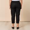 Sarah Linen Pleat Hem Pant - Black | Gordon Smith