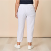 Sarah Linen Pleat Hem Pant - White | Gordon SmitH