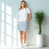Alexandria Skirt - Blue/White | Gordon Smith