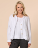 Danielle Linen Jacket - White | Gordon Smith