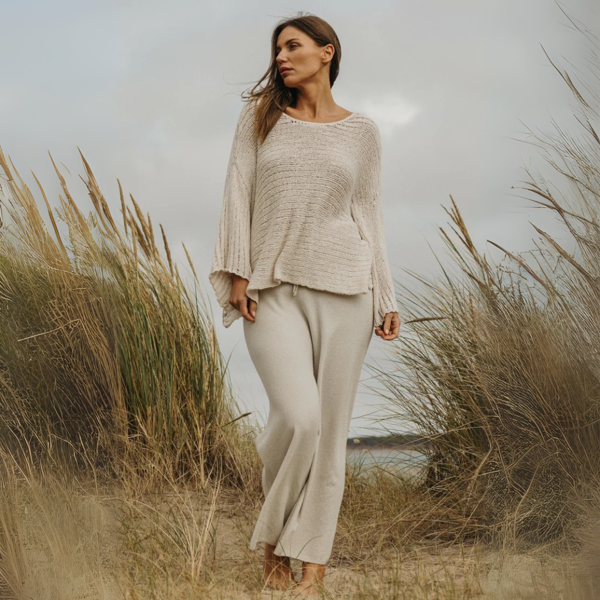 Coast-to-Coast Pullover - Pearl | Talamaya