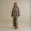 Retreat Cotton Twist Pullover - Vintage Khaki x Silver | Talamaya