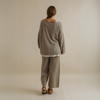 Retreat Cotton Twist Pullover - Vintage Khaki x Silver | Talamaya