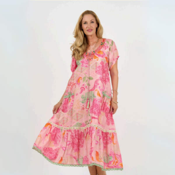 Sao Paulo Maxi Dress Charlise  | Naudic